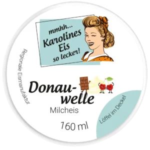 Donauwelle Milcheis
