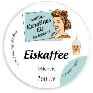 Eiskaffee Milcheis