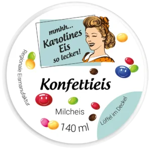 Konfetti Milcheis