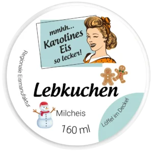 Lebkuchen Milcheis