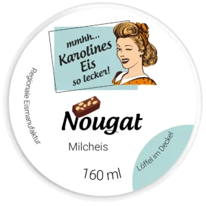 Nougat Milcheis