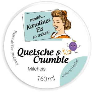 Quetsche & Crumble Milcheis