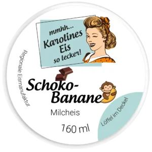 Schoko-Banane Milcheis