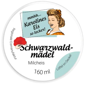 Schwarzwaldmädel Milcheis