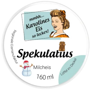 Spekulatius Milcheis