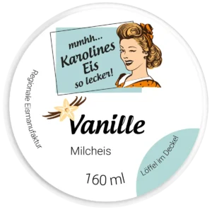 Vanille Milcheis