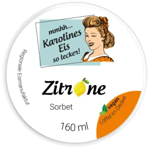 Zitrone Sorbet