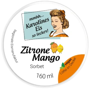 Zitrone Mango Sorbet