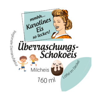 Überraschungs-Schokoeis Milcheis